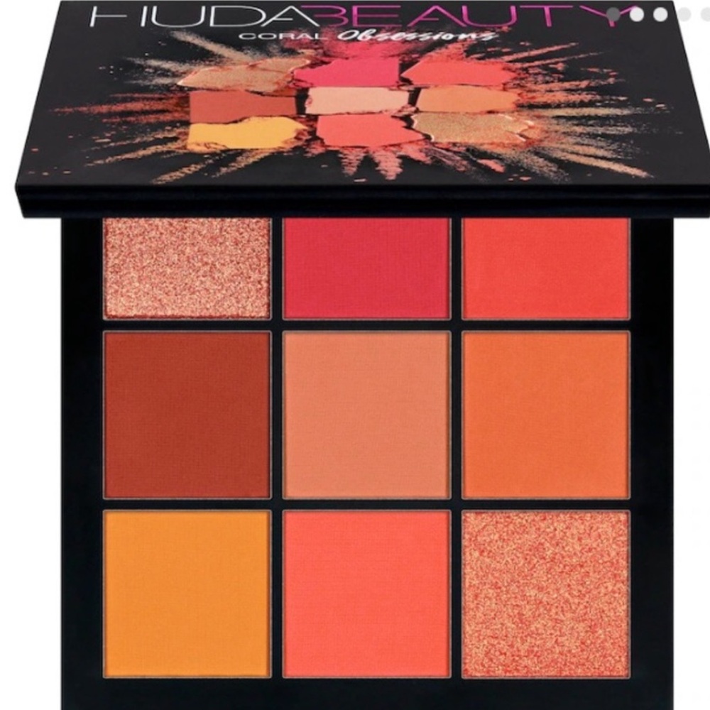 🔥BNIB Huda Beauty Coral Obsessions Eyeshadow Palette NEW -SALE-